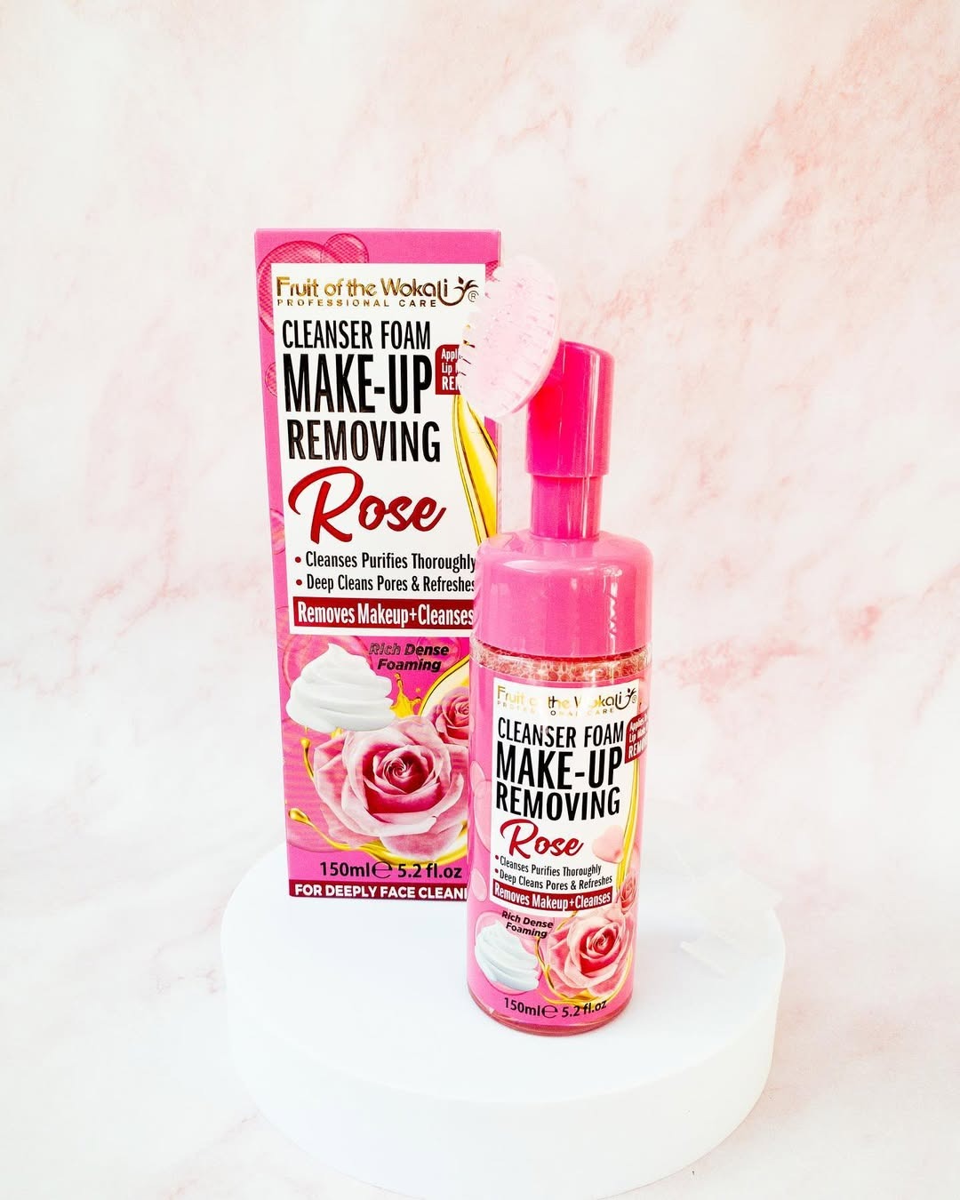 Fruit Of The Wokali Rose Makeup Removing Cleanser Foam