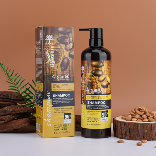 Lightness Argan Oil & Protein Anti Hair Fall Shampoo – 900ml
