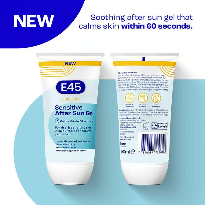 E45 Sun Care Sensitive After Sun Gel
