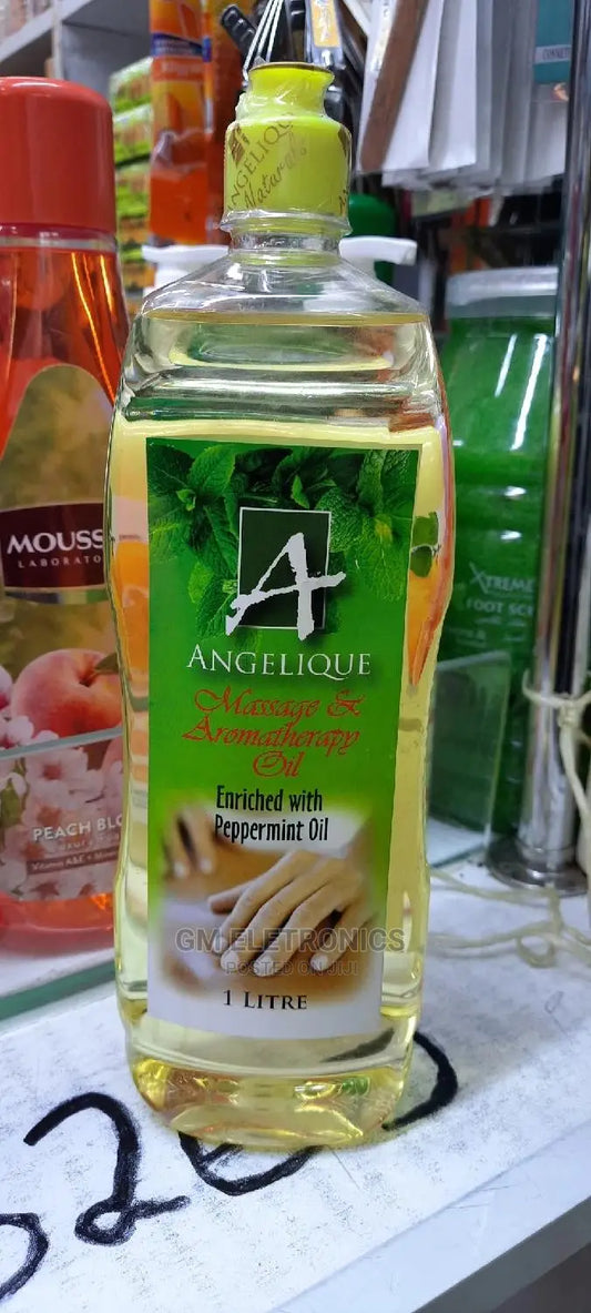 Angelique Massage Oil Enriched with Peppermint Oil – 1L