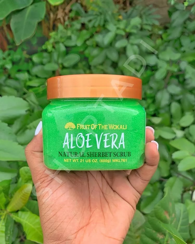 Fruit of the Wokali Aloe Vera Natural Sherbet Scrub (600g)