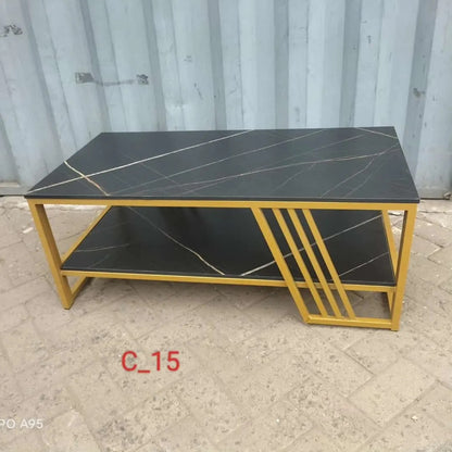 Marble effect coffee table