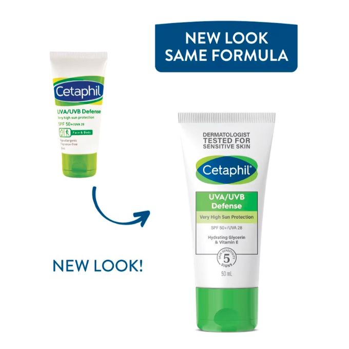 Cetaphil Daily Defence Face Moisturiser SPF 50+ with Glycerin