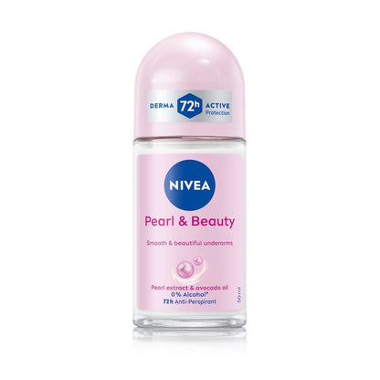 NIVEA Pearl & Beauty Anti-Perspirant Roll-On, 72h – 50ml
