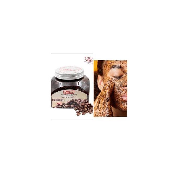 Skin Doctor Whitening Scrub for Face & Body – Coffee
