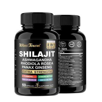 🔥 LIMITED DEAL — Wins Town Shilajit Extra Strength 60 Capsules | Boosts Energy + Builds Stamina + Sharpens Focus | KSh 2,999