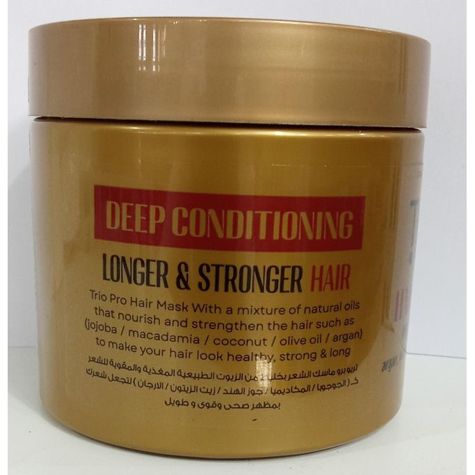 TRIO PRO Hair Mask with Mixed Oils - Longer, Stronger & Healthy Hair - 500ml