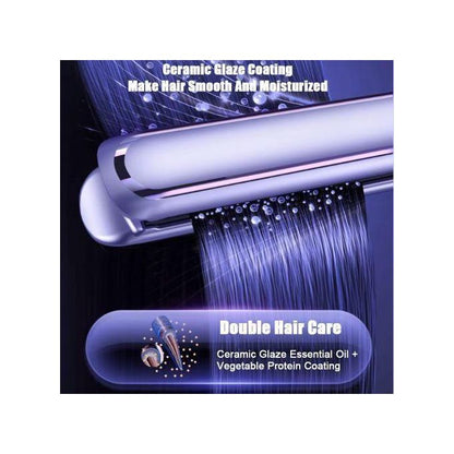 DONFANLIA 2-in-1 Flat Iron Hair Straightener & Curler