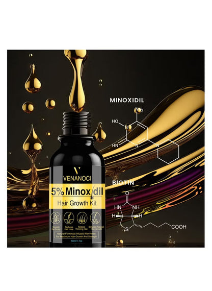 Olivita 5% Minoxidil Beard & Hair Growth Serum Kit for Men – 50 ml