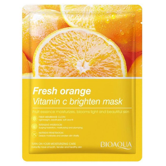BIOAQUA 8 Pcs Fruit Plant Extract Essence Facial Mask Set