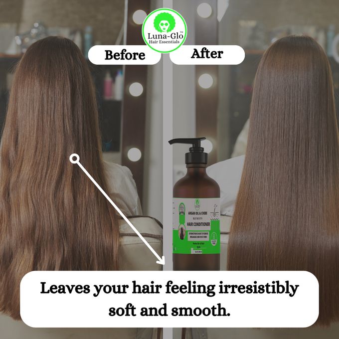 Luna-Glo Argan Oil & Chebe Silk Smooth Hair Conditioner