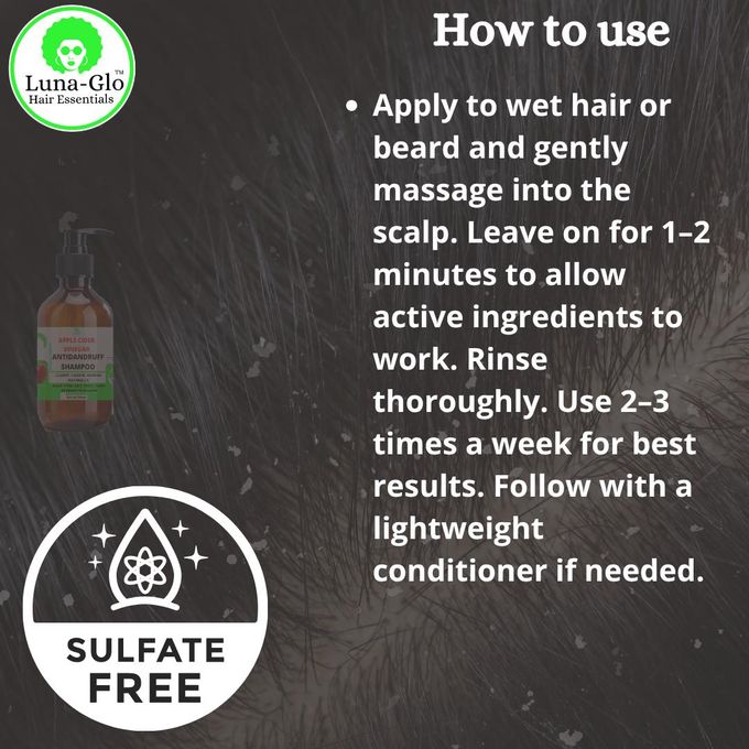 Luna-Glo Apple Cider Vinegar Anti-Dandruff Shampoo