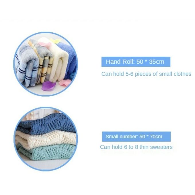 11-Piece Vacuum Compression Storage Bags Set with Pump
