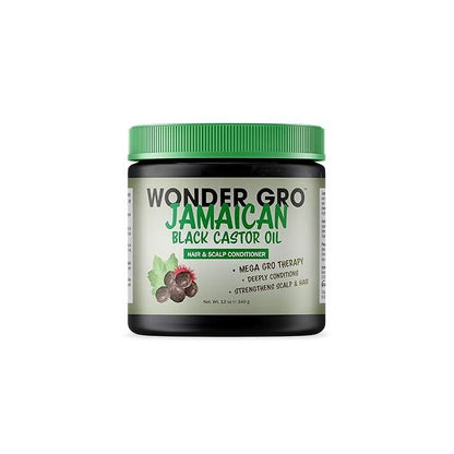 Wonder Gro Jamaican Black Castor Oil Hair Grease Styling Conditioner