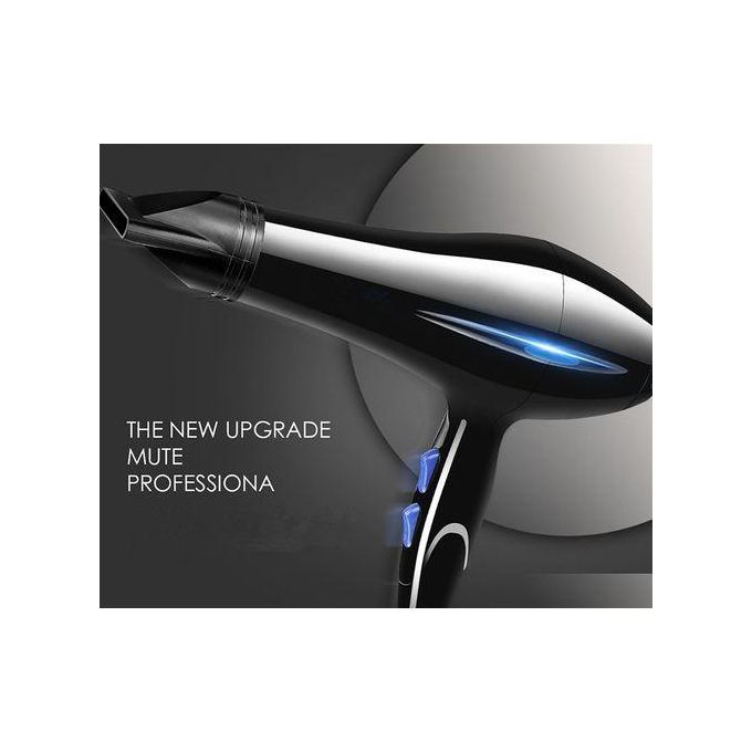 Canye Blow Dry Hair Dryer Full Set – Black (With Accessories, Combs & Flat Iron)