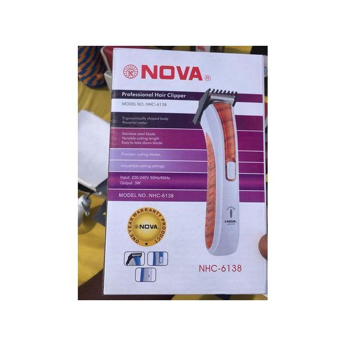 Nova Hair Shaving Machine and Beard Trimmer (Rechargeable)