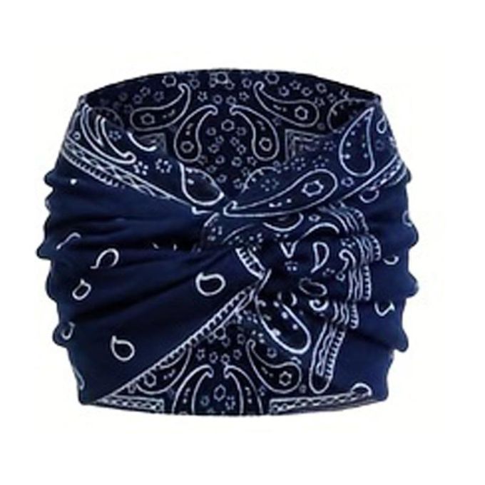 4pcs/Pack Bohemian Soft Twist Knotted Wide Edge Headband – Women’s Turban Style