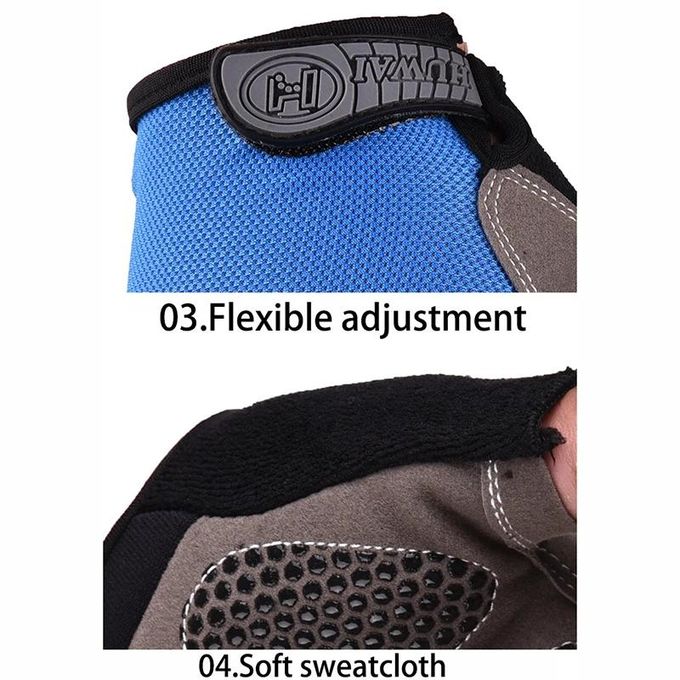 Cycling Gloves – Sports Half Finger Biking Mittens