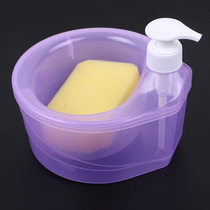 2 in 1 Transparent Visible Leakproof Kitchen Press-Type Dishwasher Pump Dispenser