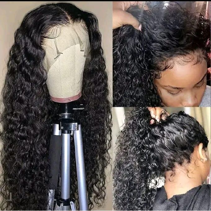 Wig Ladies Fashion Long Curly Black Hair for Women