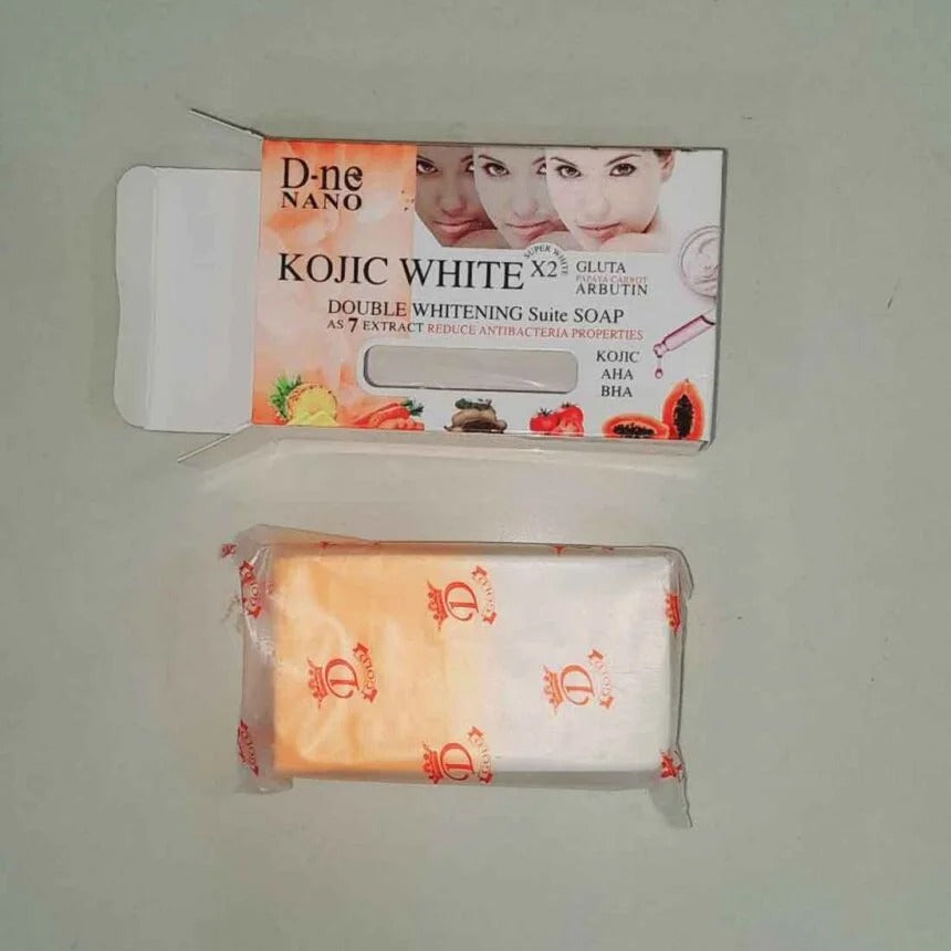 D-Ne Nano Kojic White Gluta Arbutin Double Whitening Suite Soap