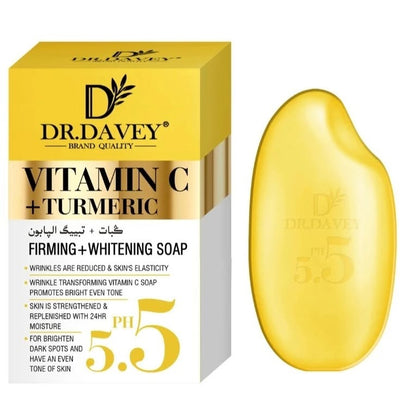 Dr. Davey Vitamin C + Turmeric Firming + Whitening Soap – 100g