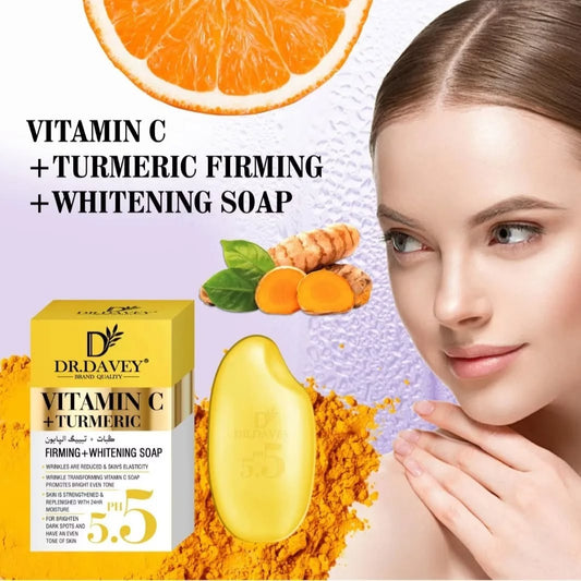 Dr. Davey Vitamin C + Turmeric Firming + Whitening Soap – 100g