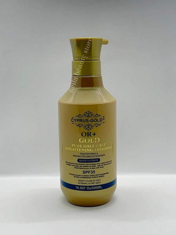 Cyprus Gold OR+Gold Pure Half Cast Brightening & Firming Body Lotion