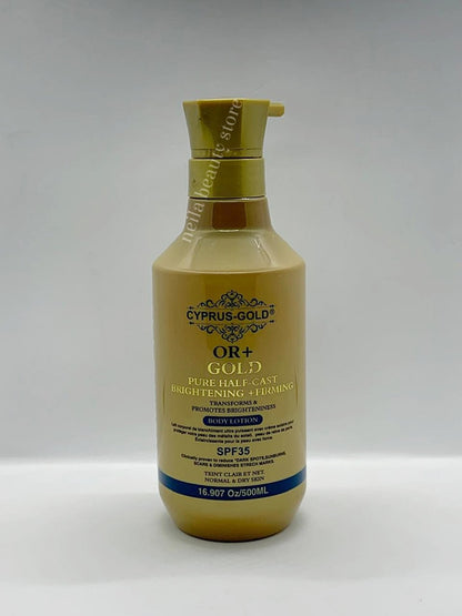 Cyprus Gold OR+Gold Pure Half Cast Brightening & Firming Body Lotion