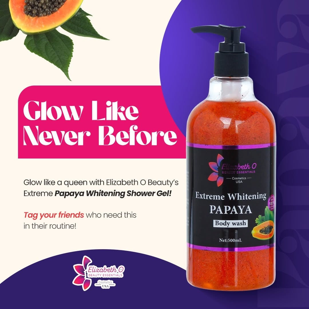 Elizabeth O Extreme Whitening Papaya Body Wash