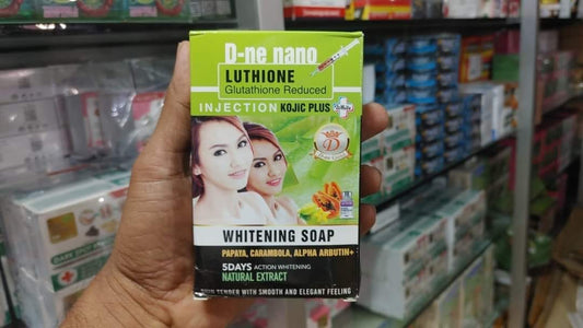 D-Ne Nano Luthione Glutathione Reduced Injection Kojic Plus Whitening Soap (160g)