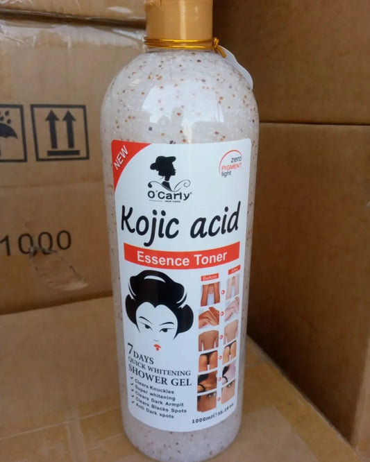 O'carly Kojic Acid Essence Toner & 7 Days Quick Whitening Shower Gel