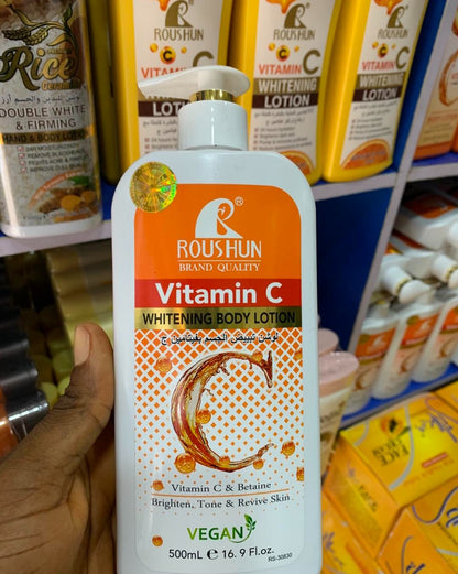 Roushun Vitamin C Whitening Lotion – 300ml