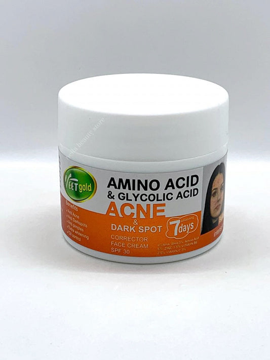 Veet Gold Amino Acid & Glycolic Acid Acne & Dark Spot Corrector Cream