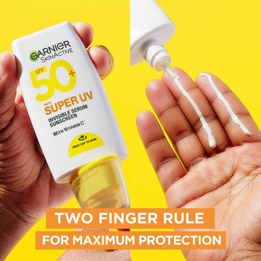 Garnier SkinActive Super UV Invisible Sunscreen SPF50 with Vitamin C