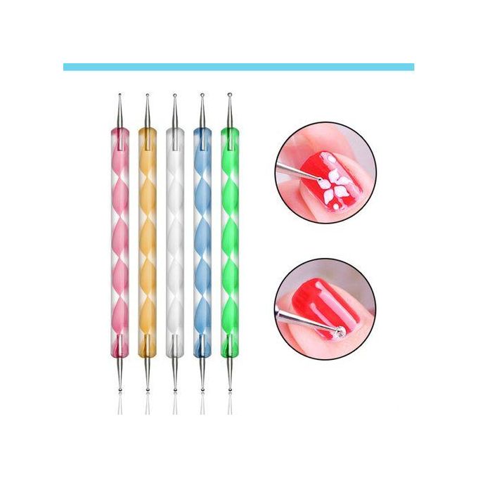 Complete Nail Art Kit – Nail Brushes Set + Dotting Pens + Nail Dryer