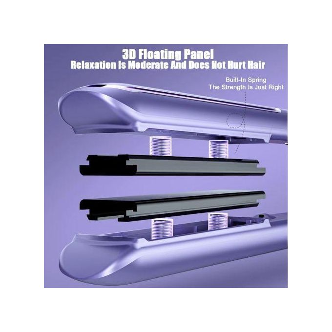 DONFANLIA 2-in-1 Flat Iron Hair Straightener & Curler