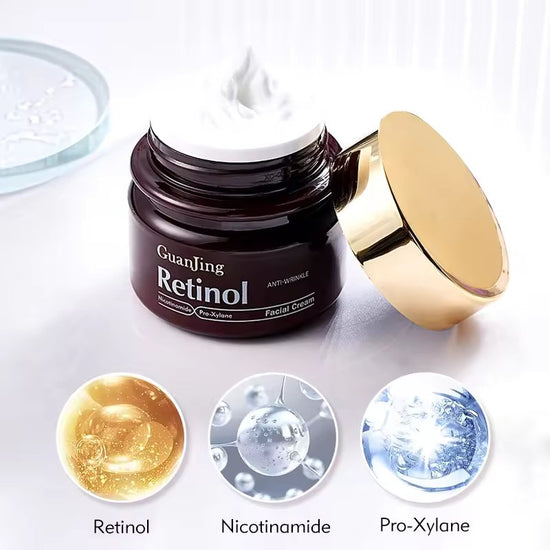 Guanjing Retinol Cream | Anti Aging, Targets Discoloration, Wrinkles, Sun Damage, Creepy, & Sagging Skin