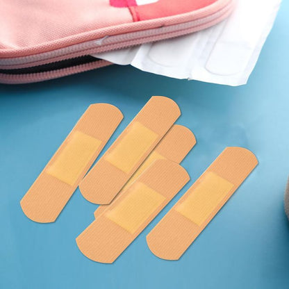 50 Pieces Waterproof Band-Aid – Non-Woven Elastic Wound Dressing