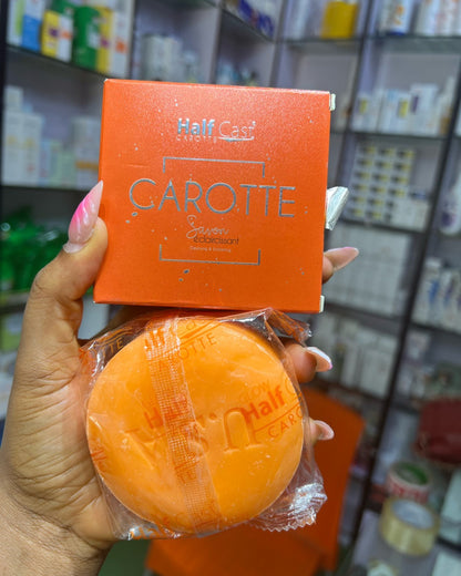 Half Cast Carotte Exfoliating Bar Soap 200g