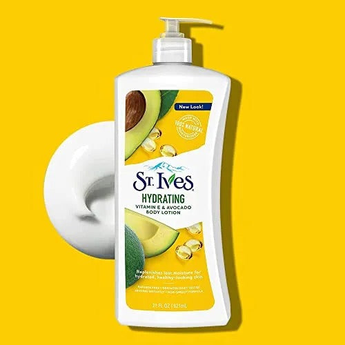 St. Ives Daily Hydrating Vitamin E & Avocado Body Lotion – 621ml