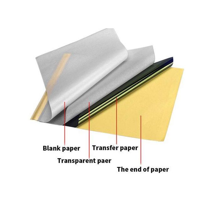 SXCHEN 10 Pieces A4 Tattoo Transfer Paper – Practice Skin & Tattoo Supplies
