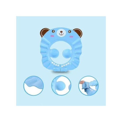 Baby Shower Cap – Adjustable Silicone Shampoo & Bath Protection Hat