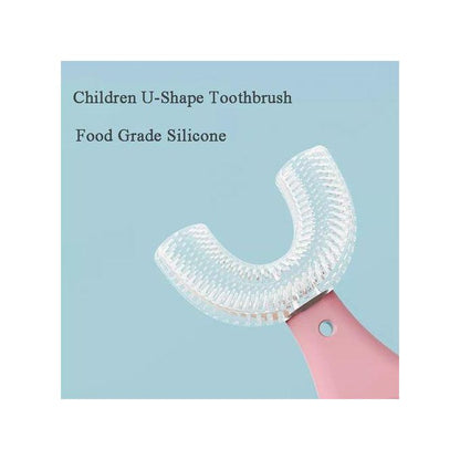 U-Shaped 360° Baby Toothbrush – Soft Silicone Oral Care for Toddlers & Newborns