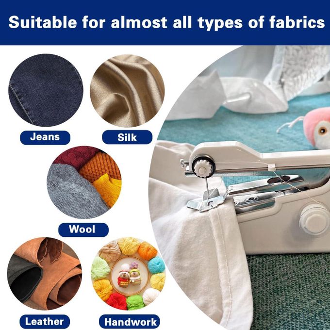 CYFAZA Handheld Sewing Machine – Mini Portable Cordless Stitching Machine