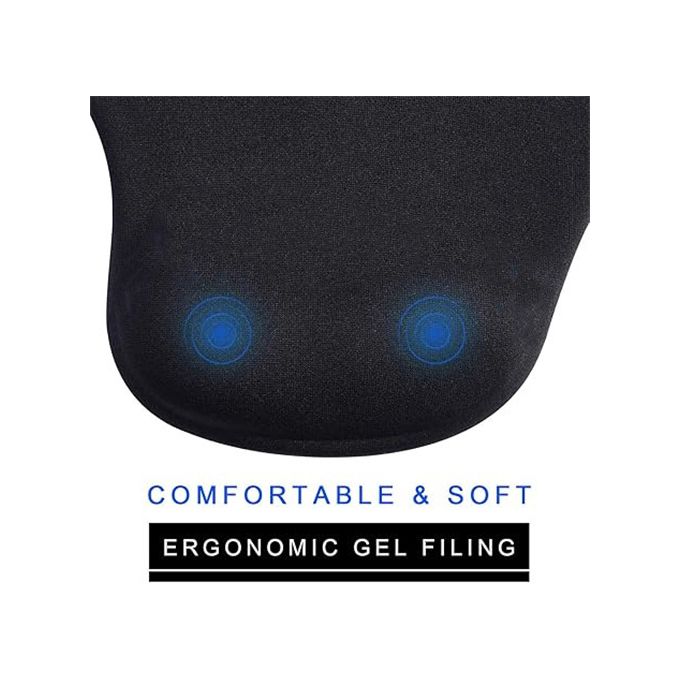 Mouse Mat with PC Wrist Rest Support