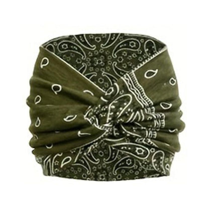 4pcs/Pack Bohemian Soft Twist Knotted Wide Edge Headband – Women’s Turban Style
