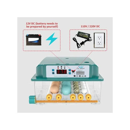 Intelligent Constant Temperature Egg Incubator – 16 Egg Capacity