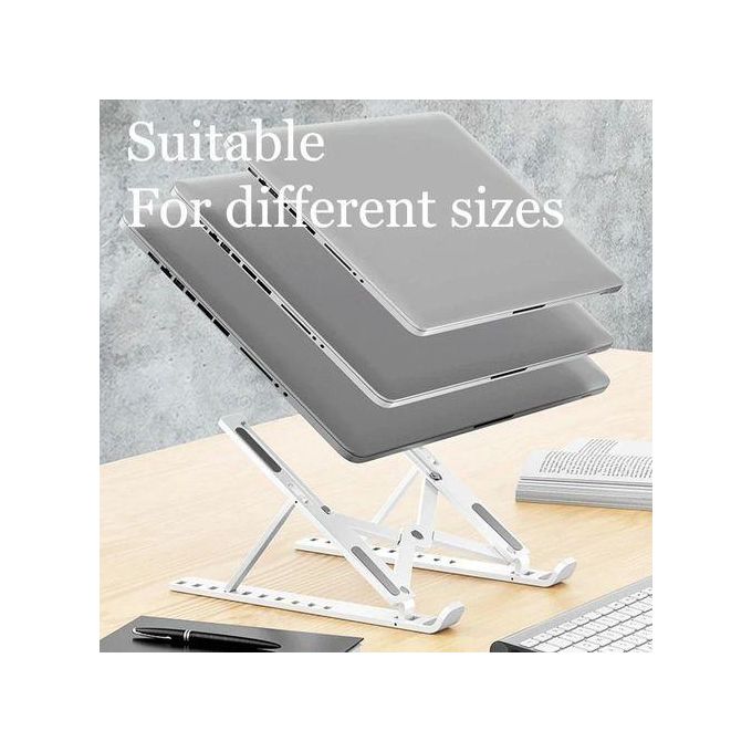 Ten-Level Adjustable Foldable Laptop Stand