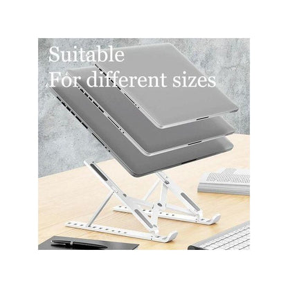 Ten-Level Adjustable Foldable Laptop Stand